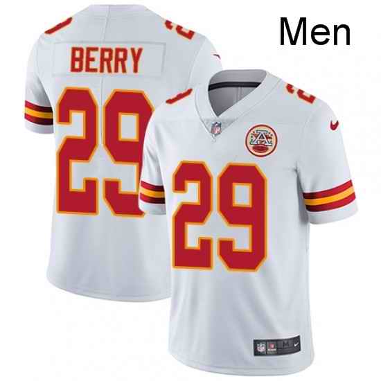 Men Nike Kansas City Chiefs 29 Eric Berry White Vapor Untouchable Limited Player NFL Jersey